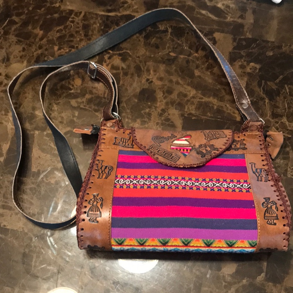 🎉Perú Aztec Crossbody Colorful Purse!